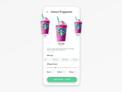 Mobile Settings Screen Design app app design dailyui dailyui 007 dailyui007 design mobile ui starbucks ui ux