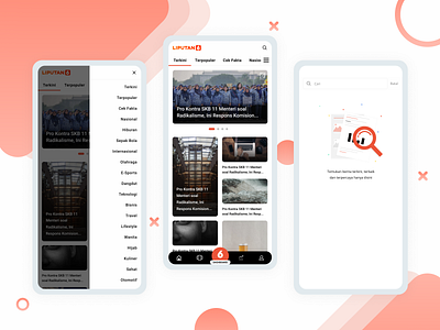 Liputan 6 Redesign Concept app casestudy design figma liputan6 mobile design news online news redesign redesign concept redesigned ui ux