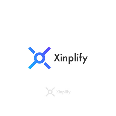 Xinplity Logo Design Concept branding business logo company logo design gradient logo icon logo logo design minimal logo minimalist minimalist logo professional tech company tech logo tech logo design technology technology logo x icon x logo x logo design