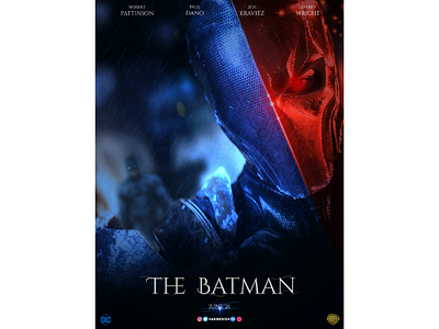 The Batman Poster colour grading colourful comical comics design editing illustration manipulation poster poster design poster work superhero