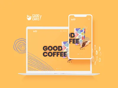 Good cafe | Website Design branding design illustration package design ui web design
