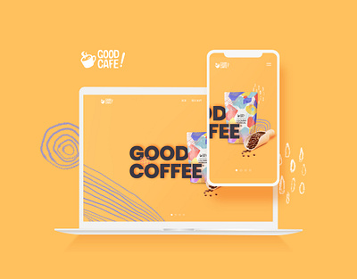 Good cafe | Website Design branding design illustration package design ui web design