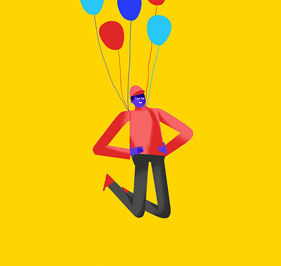 flying boy adobe character characterdesign design designinpiration dribbble dribbbleshot graphicdesign illustration minimal minimaldesign ui vector