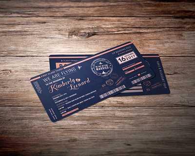Wedding invitation. boardingpass graphicdesign invitations wedding