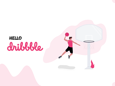 Hello Dribbble! debut design hello dribbble hello shot invite