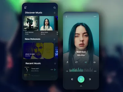 Music Player app app design artist concept daily daily 100 challenge daily ui dailyui dailyuichallenge design design app mobile mobile app music music app music player ui ui design uiux ux