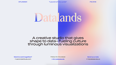 Datalands Site art creative data data viz datalands dataviz design illustration infographic information