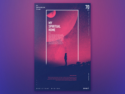 my spiritual home 图形 海报 设计