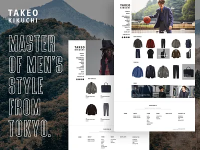🧥 TAKEO Kikuchi ♣️ web design webdesign webdesignagency webdesignagencyinbangkok webdesignbangkok webdesignbkk website yeswebdesignstudio