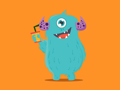 Monster Illustration adobeillustrator cartooncharacterdesign characterconcept characterdesign characterillustration grafico illustration illustrazione monsterconcept monsterillustration