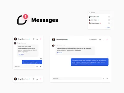 Messages - components branding cards components dropdown icons input messages product product design ui ux