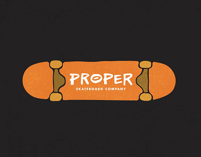 Proper Skateboard Company clientwork custom lettering digitalart hand drawn handlettering lettering logo logo designer logotype logotype designer logotypedesign procreate skateboard skateboarding typography