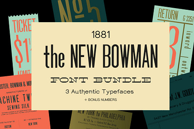 New Bowman Font Bundle (+ webfonts) branding condensed font designer fonts download fonts font font bundle font collection font design fonts fonts collection graphic design lettering logo fonts retro fonts sans serif font serif font typeface typefaces typography vintage font