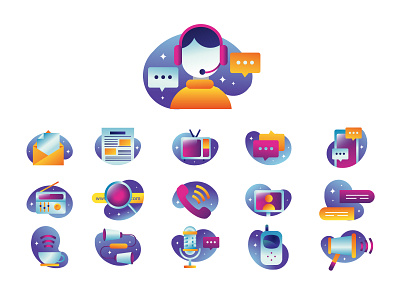 Communication Icons app comunication design dribbble freepik icon illustration logo new phone phone icon popular icon ui ux vector