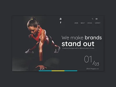 Fitness and Gym Landing Page 2020 apps brand fitness fitness app girls gym hero hero image landing page natural ui ux workout