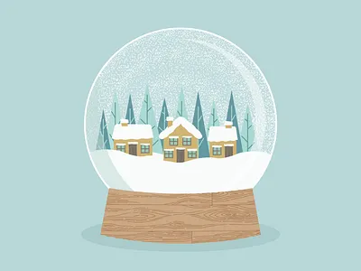 Day 1+2 - Snowglobe design graphics illustraion illustrator pattern print snowglobe surface pattern