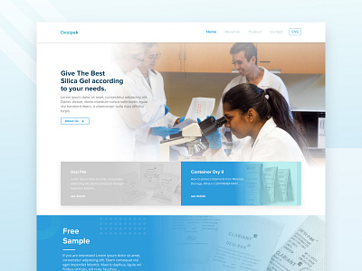 Cargo Desiccant Website blue cargo container design desktop product ui ux web website