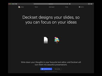 Deckset Website