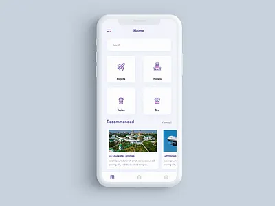 TripIn app application design ui ux