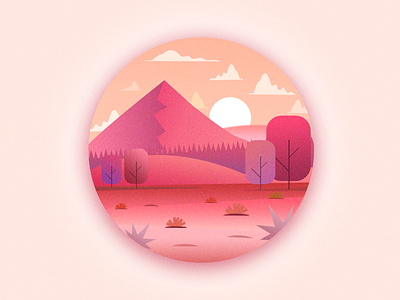 sundown design illustration