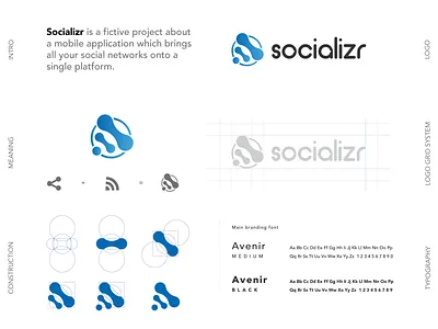 Socializr - Logo Design branding connect exploration fun identity identity design logo logo design product styleguide typogaphy