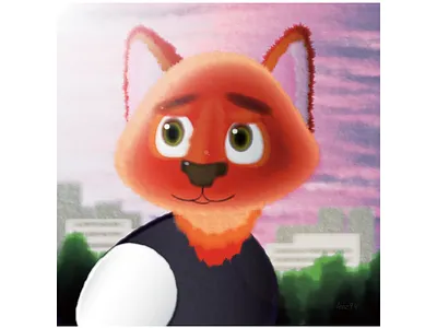 Cute fox beastars book book illustration bookillustration cartoon cute design flat funny furry illustration kids lovely vector zootopia