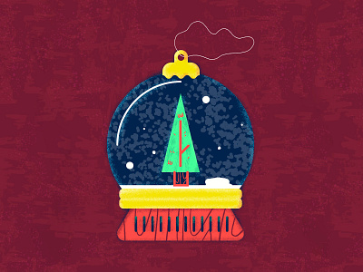 ADVENT CALENDAR 01 artist christmas color design flat illustration illustrator photoshop snowball vector