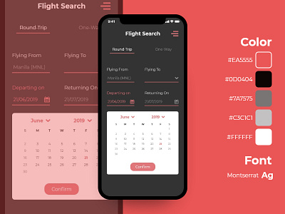 Date Picker datepicker design minimal mobile ui ui ux ui design ui designer ux designer