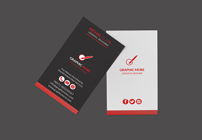 Parsonal business card black both side design business card colour parsonal simple verticle