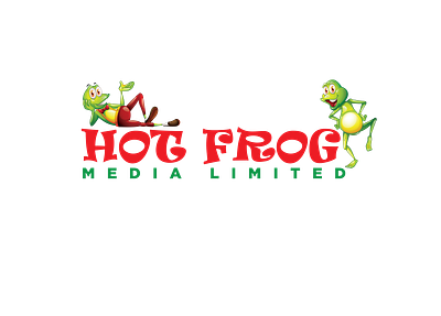 Hot Frog Media Limited branding creativity design fiverr fiverrgigs flat identity illustration illustrator logo media logo minimal minimalist typography vector