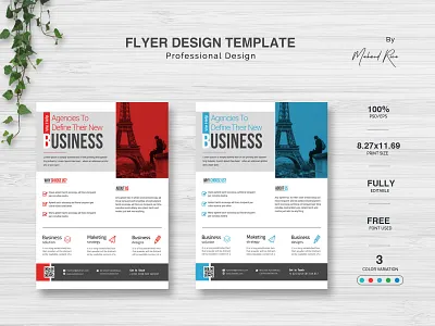 Corporate Business Flyer black blue business business card business flyer creative creative flyer design flyer graphic green landscape logo magazine modern modern design modern flyer official print print ready