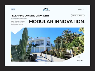 Construction Company Website branding graphic design ui