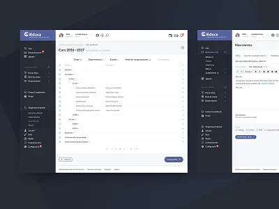 iEduca ui ui design user interface