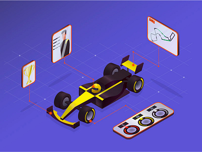 Formula 1 Isometry car daniel riccardo formula 1 isometry renault sportcar