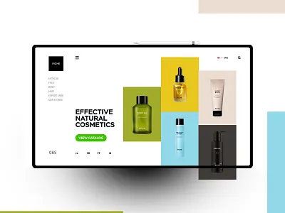 Riche design landingpage ui uidesign ux uxdesign website