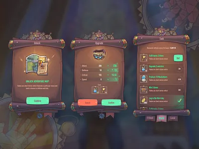 Gui Concept 2/12: religion-industry-punk concept game gui icon icon design punk religion ui