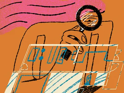 House Search advertising illustration brand illustration character colorful design editorial illustration illustration procreate vector