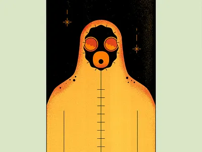 Chernobyl 2d adobe illustrator animation chernobyl color design flat hazard hbo illustration night radiation suite vector