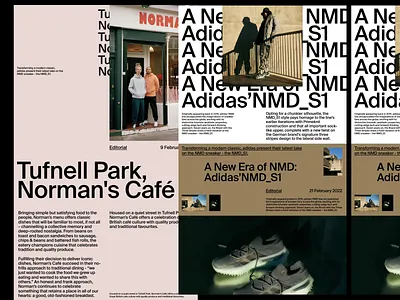 Layouts clean design layout minimal typography website whitespace