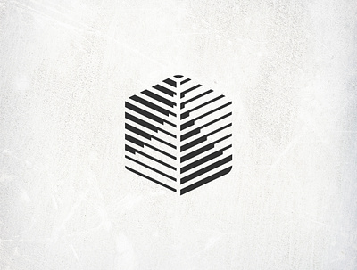 Logo concept for a construction company abstract construction creative cube lines logo mark minimal negativespace simple symbol