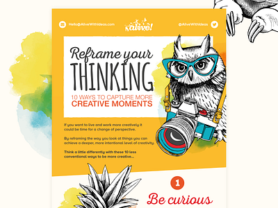 Reframe Your Thinking data infographic infographics vector vector illustration