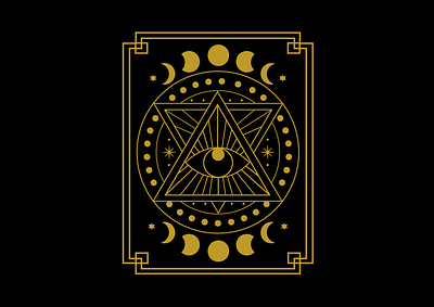 We're all connected. artdeco coverart design eye geometic graphicdesign illustration linart lines linework minimalistic occult vector witchcraft