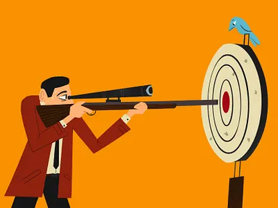 without a rival 50s cartoon design drawing editorial illustration fun illustration onga shot