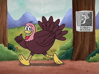 Turkey Season illustration thanksgiving turkey