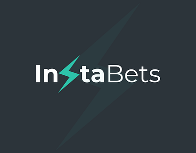 Instabets Logo bet chip coin dark game logo peer peer to peer poker