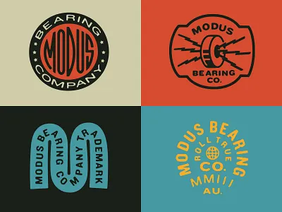 Illustration apparel bearings modus skateboarding