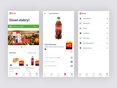 Mobile application for ALTA grocery chain. android app clean design ios minimal ui ux