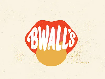 B Wall's 5 asheville branding design illustration logo restaurant typography
