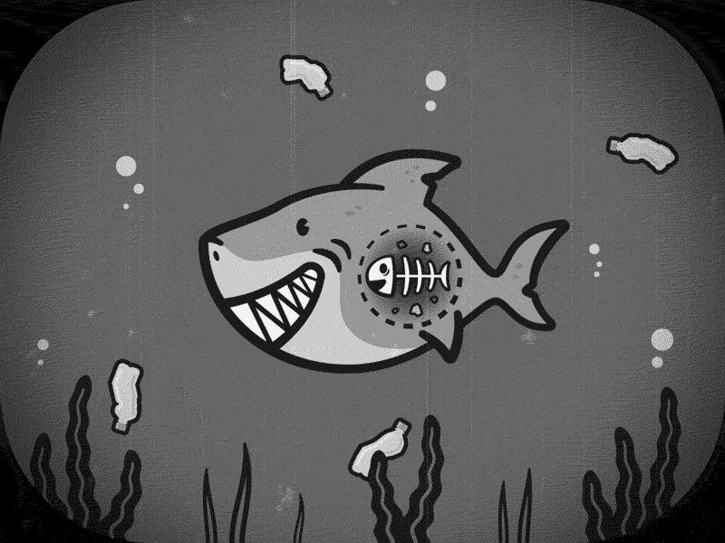 Micro Meals pt. 4 animation cartoon meals micro microplastic ocean plastic pollution retro water