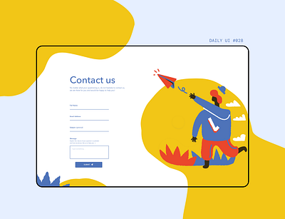 DAILY UI #028 | Contact Us 028 contact contact form contact page contact us daily 100 challenge daily ui 028 dailyui dailyuichallenge design ui ui design uidesign uiux uiuxdesigner uiuxsupply